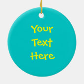 Ornement En Céramique beurre-moi toast (Dos)