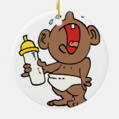 Ornement En Céramique biberon de cri (Dos)