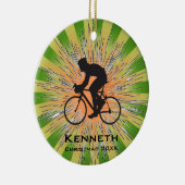 Ornement En Céramique Bicyclage de l'ornement de vélo (Droite)