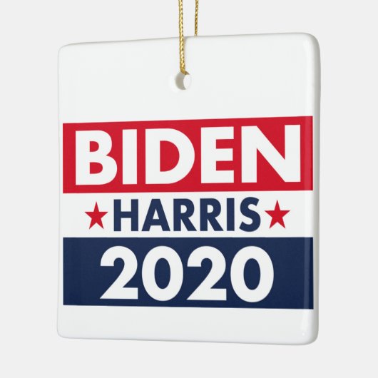 ORNEMENT EN CÉRAMIQUE BIDEN HARRIS 2020 (Gauche)