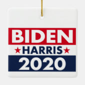 ORNEMENT EN CÉRAMIQUE BIDEN HARRIS 2020 (Dos)