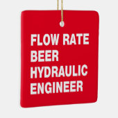 Ornement En Céramique Bière d'ingénieur hydraulique (Droite)