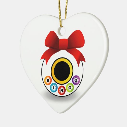 Ornement En Céramique Bingo-test (Gauche)
