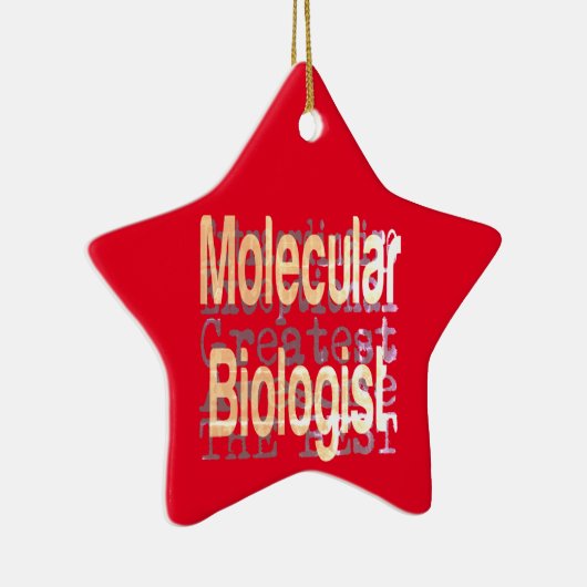 Ornement En Céramique Biologiste moléculaire extraordinaire (Droite)