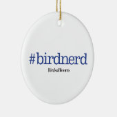 Ornement En Céramique #birdnerd (Droite)