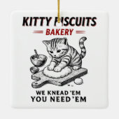 Ornement En Céramique Biscuits Kitty Boulangerie (Dos)