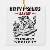 Ornement En Céramique Biscuits Kitty Boulangerie (Devant)