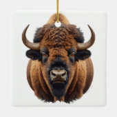 Ornement En Céramique Bison / Buffle (Dos)