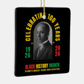 Ornement En Céramique BLACK HISTORY MONTH CENTENNIAL 100 Years BHM (Droite)