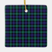 Ornement En Céramique Black Watch Scottish Tartan (Devant)