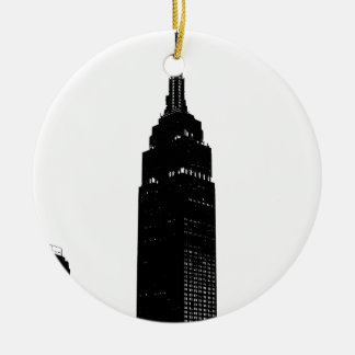 Ornement En Céramique Black & White Pop Art New York