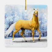 Ornement En Céramique "Blanc & Or" (Dos)