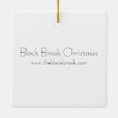 Ornement En Céramique Bleu Dragonfly With Love Ornament (Dos)