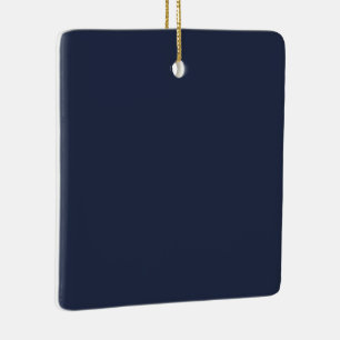 Ornement En Céramique Bleu marine