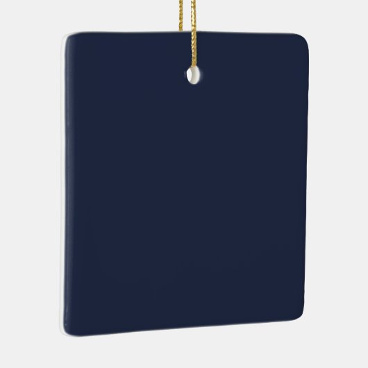 Ornement En Céramique Bleu marine (Droite)