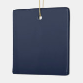 Ornement En Céramique Bleu marine (Gauche)