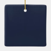 Ornement En Céramique Bleu marine (Dos)