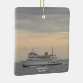 Ornement En Céramique Block Island Ferry Rhode Island Ornament (Droite)