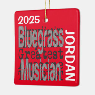 Ornement En Céramique Bluegrass Musician Extraordinaire CUSTOM