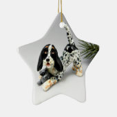 Ornement En Céramique Bluetick Coonhound (Droite)