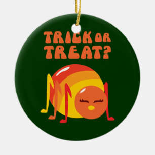 Ornement En Céramique Bogue d'Halloween