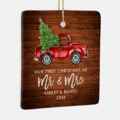 Ornement En Céramique Bois Bracelet Script Camion Rouge Première Place d (Droite)