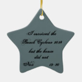 Ornement En Céramique Bombe Cyclone House 6 (Dos)