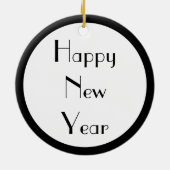 Ornement En Céramique Bonne année (Dos)