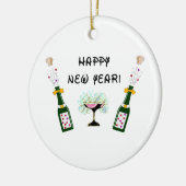 Ornement En Céramique Bonne année (Gauche)