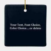 Ornement En Céramique Bonne fête des lumières Hanoukka Menorah (Dos)