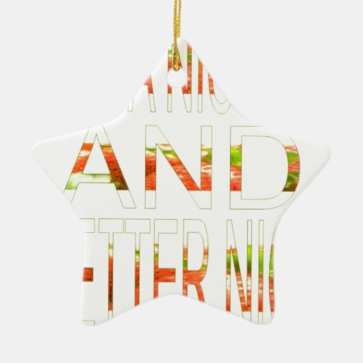 Ornement En Céramique Bonne journée (Devant)