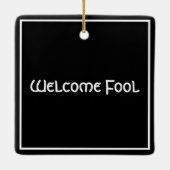 Ornement En Céramique Bonnes Fêtes de Summerisle Wicker Man (Dos)