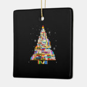 Ornement En Céramique book christmas (Gauche)