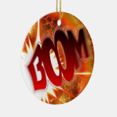 Ornement En Céramique Boom ! (Droite)