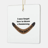 Ornement En Céramique Boomerang Joke (Gauche)