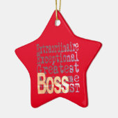 Ornement En Céramique Boss Extraordinaire (Gauche)