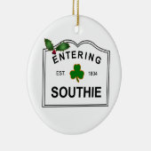 Ornement En Céramique Boston du sud mA (Droite)