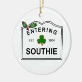 Ornement En Céramique Boston du sud mA (Gauche)