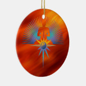 Ornement En Céramique Bouddha Star 3D (Droite)