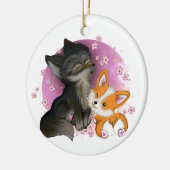 Ornement en céramique - Bouddles de Fluffy (Gauche)