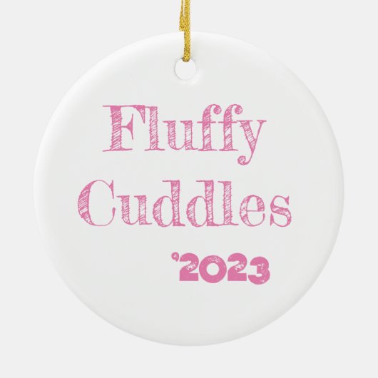 Ornement en céramique - Bouddles de Fluffy (Dos)