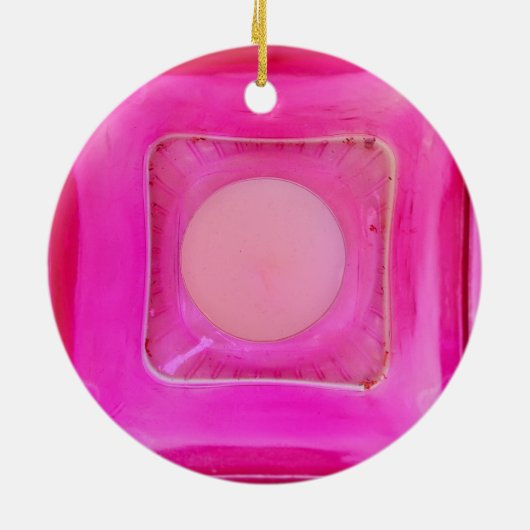 Ornement En Céramique Bougie, Sweet Rose Love Lumière aux chandelles (Dos)