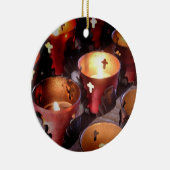 Ornement En Céramique Bougies des missions du Texas (Droite)