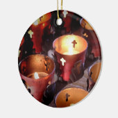 Ornement En Céramique Bougies des missions du Texas (Gauche)