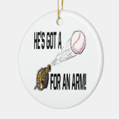 Ornement En Céramique Boule de canon (Gauche)