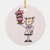 Ornement En Céramique Boulon à bâche femelle (Devant)