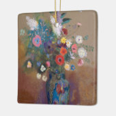 Ornement En Céramique Bouquet de fleurs (Gauche)