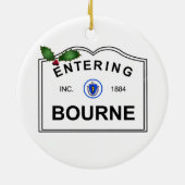 Ornement En Céramique Bourne mA (Dos)