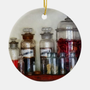 Ornement En Céramique Bouteilles de médicaments vintage