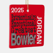 Ornement En Céramique Bowler Extraordinaire (Droite)